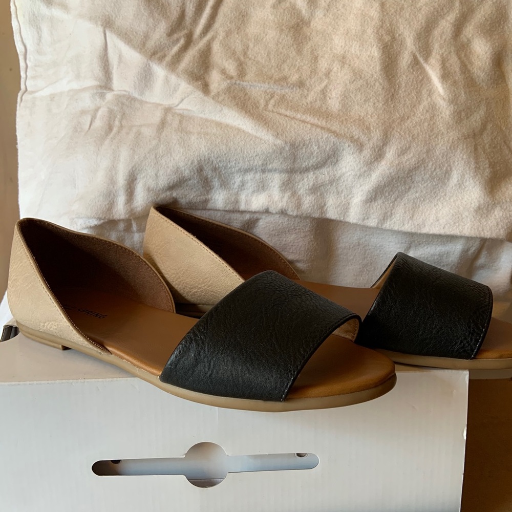 Call It Spring Two Toned Sandals/ Slides - image 1